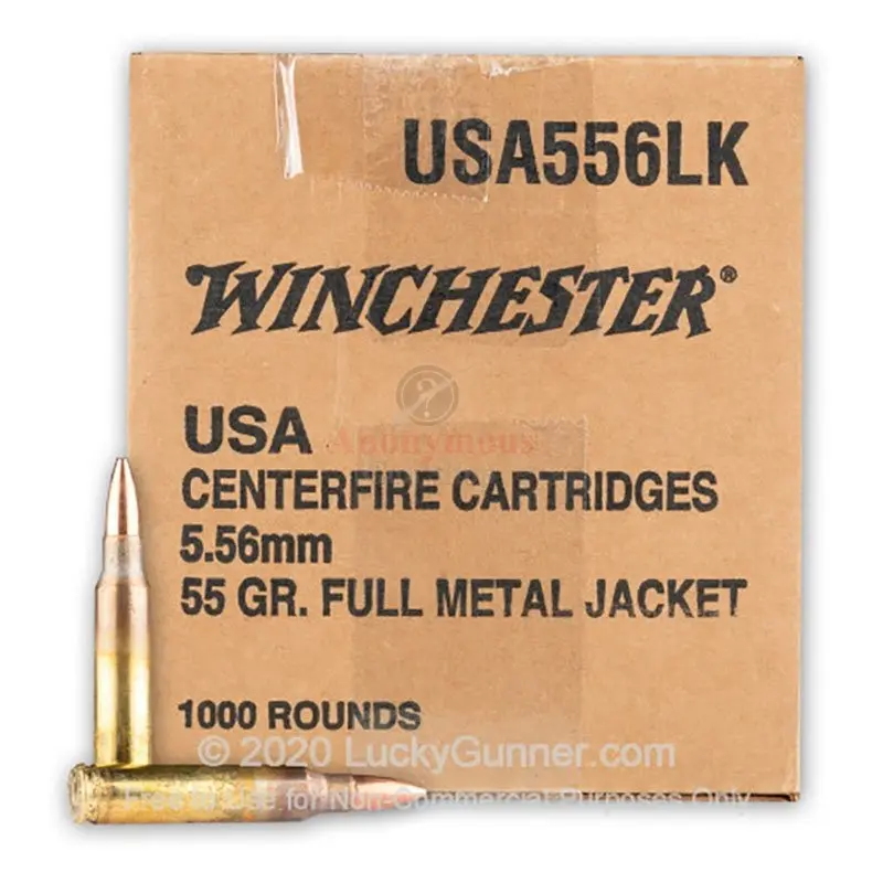 Winchester Active Duty MHS Ammunition 9mm M1152 115 Grain Full Metal Jacket Flat Nose - Image 2